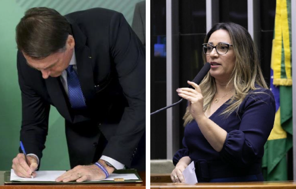 Bolsonaro sancionou a lei criada por Rejane Dias